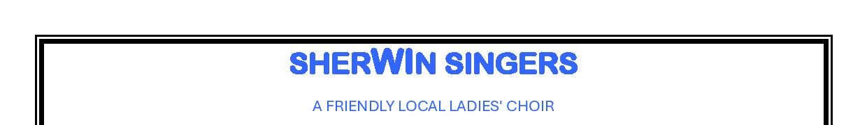 **NEW** LADIES CHOIR
